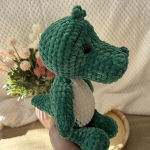 Horgolt krokodil  - játék & sport - plüssállat & játékfigura - plüss dínók - Meska.hu