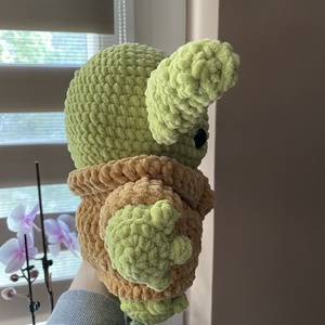 Horgolt plüss Yoda - játék & sport - plüssállat & játékfigura - más figura - Meska.hu