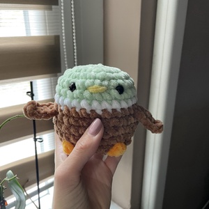 Horgolt plüss mini vadkacsa - játék & sport - plüssállat & játékfigura - más figura - Meska.hu