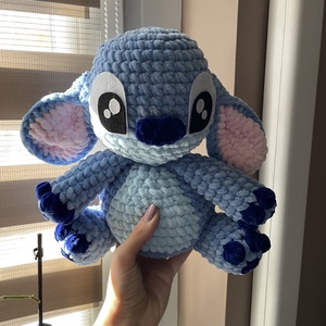 Horgolt plüss Stitch, Játék & Sport, Plüssállat & Játékfigura, Más figura, Horgolás, MESKA