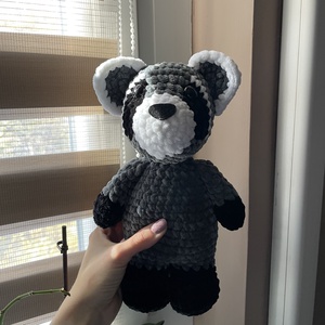 Horgolt plüss mosómedve, Játék & Sport, Plüssállat & Játékfigura, Más figura, Horgolás, MESKA