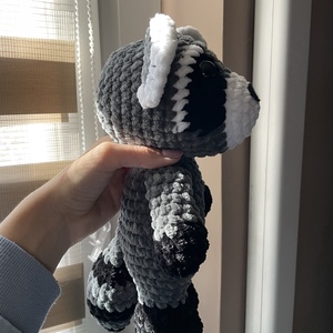 Horgolt plüss mosómedve - játék & sport - plüssállat & játékfigura - más figura - Meska.hu