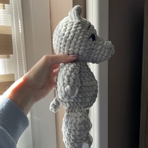 Horgolt plüss víziló - játék & sport - plüssállat & játékfigura - más figura - Meska.hu