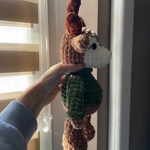 Horgolt plüss rénszarvas fiú - játék & sport - plüssállat & játékfigura - más figura - Meska.hu