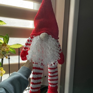 Horgolt plüss karácsonyi manó dísz, Játék & Sport, Plüssállat & Játékfigura, Más figura, Horgolás, Varrás, MESKA