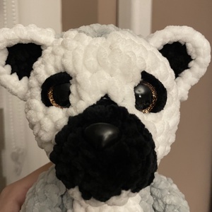 Horgolt plüss gyűrűsfarkú majom - játék & sport - plüssállat & játékfigura - más figura - Meska.hu