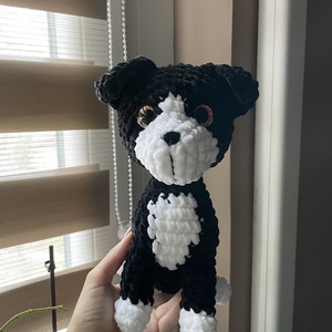 Horgolt plüss kutya - Meska.hu