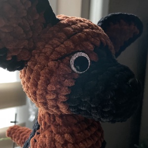 Horgolt plüss németjuhász kutya - játék & sport - plüssállat & játékfigura - kutya - Meska.hu