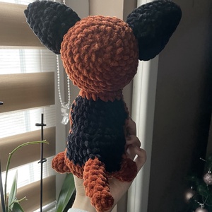 Horgolt plüss németjuhász kutya - játék & sport - plüssállat & játékfigura - kutya - Meska.hu