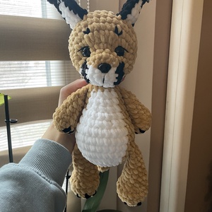 Horgolt plüss Karakal sivatagi hiúz, Játék & Sport, Plüssállat & Játékfigura, Más figura, Horgolás, Varrás, MESKA