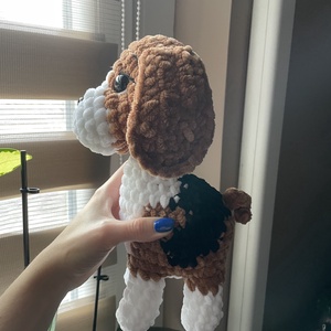 Horgolt plüss beagle kutya - játék & sport - plüssállat & játékfigura - kutya - Meska.hu