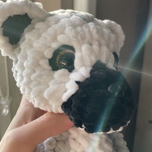 Horgolt plüss gyűrűsfarkú majom - játék & sport - plüssállat & játékfigura - majom - Meska.hu