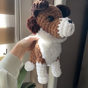 Horgolt plüss border collie kutya - játék & sport - plüssállat & játékfigura - kutya - Meska.hu