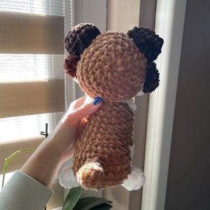 Horgolt plüss border collie kutya - játék & sport - plüssállat & játékfigura - kutya - Meska.hu