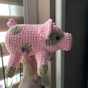 Horgolt plüss malac - játék & sport - plüssállat & játékfigura - malac - Meska.hu