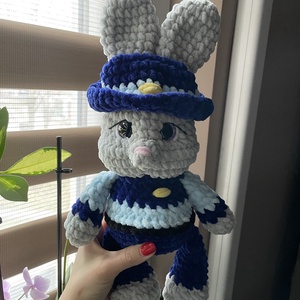 Horgolt plüss Zootropolis Judy, Játék & Sport, Plüssállat & Játékfigura, Plüss mesefigurák, Horgolás, Varrás, MESKA