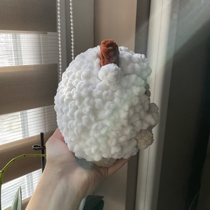 Horgolt plüss bárány - játék & sport - plüssállat & játékfigura - más figura - Meska.hu