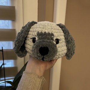 Horgolt plüss kutya - Meska.hu