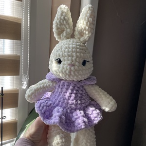 Horgolt plüss balerina nyuszi  - Meska.hu