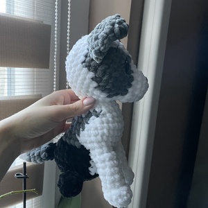 Horgolt plüss border collie kutya - játék & sport - plüssállat & játékfigura - kutya - Meska.hu