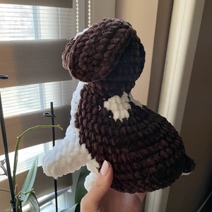 Horgolt plüss Nyuszi - játék & sport - plüssállat & játékfigura - plüss mesefigurák - Meska.hu