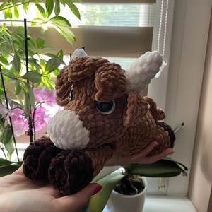 Horgolt plüss boci, Játék & Sport, Plüssállat & Játékfigura, Más figura, Horgolás, Varrás, MESKA