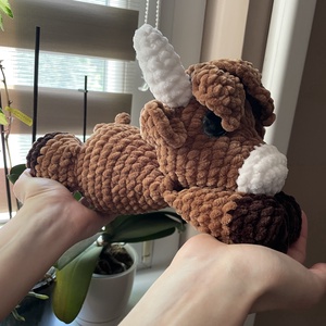 Horgolt plüss boci - játék & sport - plüssállat & játékfigura - más figura - Meska.hu