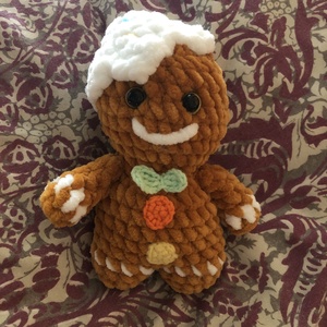 Horgolt mézeskalács figura, Karácsony, Mikulás, Mikulás ajándékok, Horgolás, MESKA