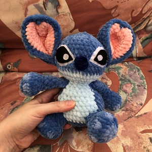 Horgolt Stitch - játék & sport - plüssállat & játékfigura - más figura - Meska.hu