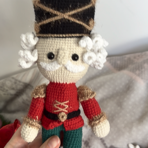 Horgolt Diótörő figura - Meska.hu