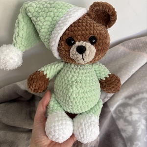 Horgolt Plüss maci - játék & sport - plüssállat & játékfigura - maci - Meska.hu