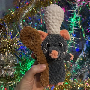 Horgolt Remi patkány( L�ecsó) - Meska.hu