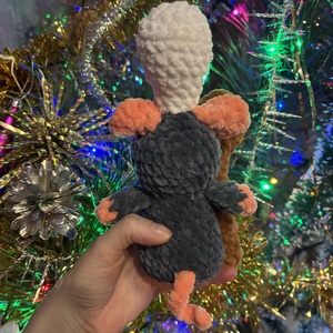 Horgolt Remi patkány( L�ecsó) - játék & sport - plüssállat & játékfigura - más figura - Meska.hu