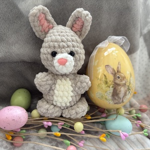 Horgolt Plüss Nyuszi - játék & sport - plüssállat & játékfigura - nyuszi - Meska.hu