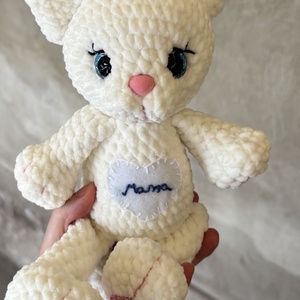 Horgolt Cica fiú vagy lány - játék & sport - plüssállat & játékfigura - cica - Meska.hu