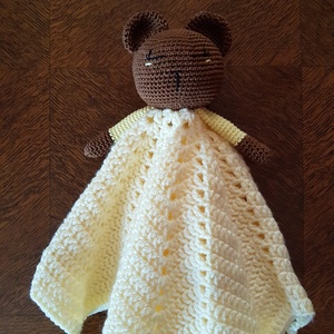 Macis szundikendő, Játék & Sport, 3 éves kor alattiaknak, Alvóka & Rongyi, Horgolás, MESKA