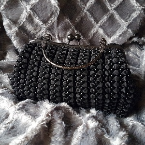 Gyöngytáska, Táska & Tok, Kézitáska & válltáska, Alkalmi táska, Gyöngyfűzés, gyöngyhímzés, MESKA