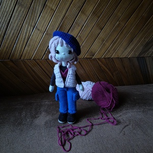 Öltöztethető horgolt baba - játék & sport - baba & babaház - baba - Meska.hu