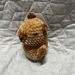 Horgolt Capybara plüss  - játék & sport - plüssállat & játékfigura - kapibara - Meska.hu