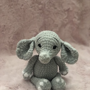 Horgolt elefánt, Játék & Sport, Plüssállat & Játékfigura, Elefánt, Horgolás, MESKA