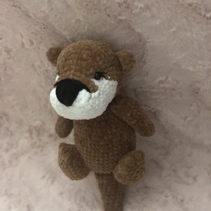 Horgolt Vidra, Játék & Sport, Plüssállat & Játékfigura, Más figura, Horgolás, MESKA