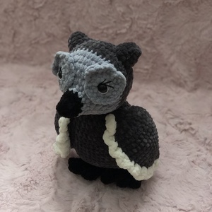 Horgolt bagoly - játék & sport - plüssállat & játékfigura - bagoly - Meska.hu