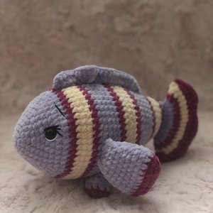 Horgolt bohóchal - játék & sport - plüssállat & játékfigura - hal - Meska.hu