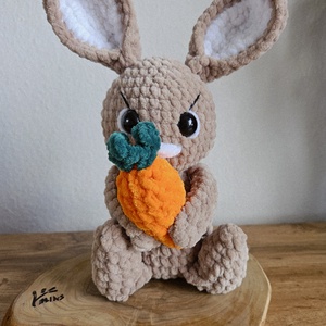 Puha Horgolt Morcos Nyuszi Répával - játék & sport - plüssállat & játékfigura - nyuszi - Meska.hu