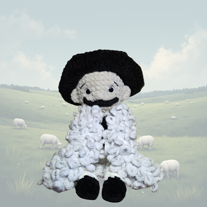 Magyar juhász subával � kézzel készült, egyedi horgolt figura - Meska.hu