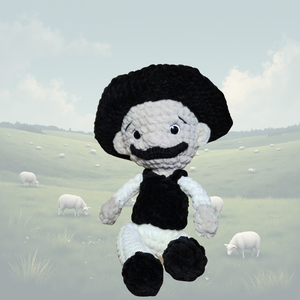 Magyar juhász subával � kézzel készült, egyedi horgolt figura - játék & sport - plüssállat & játékfigura - más figura - Meska.hu