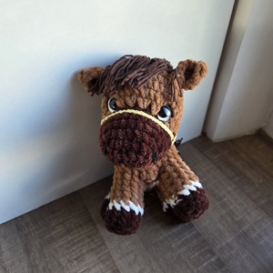 Pihe puha horgolt ló, Játék & Sport, Plüssállat & Játékfigura, Ló, Horgolás, MESKA