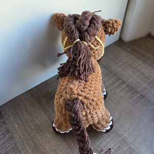 Pihe puha horgolt ló - játék & sport - plüssállat & játékfigura - ló - Meska.hu