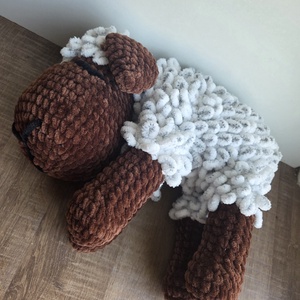 Pihe puha alvó bárány - játék & sport - plüssállat & játékfigura - plüss bárány - Meska.hu