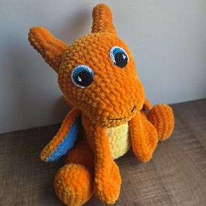 Pihe puha sárkány, Játék & Sport, Plüssállat & Játékfigura, Plüss sárkány, Horgolás, MESKA